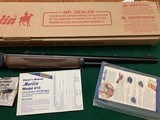 MARLIN 410 GA. LEVER ACTION SHOTGUN, 22” BARREL, SHOOTS 2 1/2” SHELLS ONLY, NEW UNFIRED IN THE BOX WITH OWNERS MANUAL, ETC. - 2 of 5