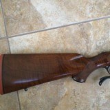 RUGER #1, 45-70 CAL., ALL FACTORY ORIGINAL, 4 DIGIT
SERIAL #, MFG.1969, 22” BARREL, OUT STANDING WALNUT. WITH LOTS OF BURL & FIGURE, 99% COND. - 2 of 6
