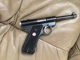 RUGER MARK II, 22LR., (50TH COMMERATIVE 1949 TO 1999) 4 3/4” BARREL, NEW UNFIRED IN THE BOX WITH OWNERS MANUAL ETC. - 3 of 5