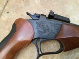 THOMPSON CENTER CONTENDER GENERATION 1, 22 MAGNUM,10” ROUND BULL BARREL WITH TARGET SIGHTS, WALNUT GRIPS & FOREARM 99+% COND. - 4 of 6