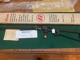 BRONCO 22 LR. SINGLE SHOT, SKELETON STOCK, GUN WEIGHS 3LB. NEW IN THE BOX WITH OWNERS MANUAL, ETC. - 2 of 6