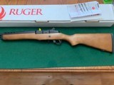 RUGER MINI-14 “ FARMER EDITION” 223 CAL.,18 1/2” BARREL, HAS FARM SCENES LAZER ENGRAVED IN THE STOCK, NEW UNFIRED IN THE BOX, ONLY 750 MFG. - 2 of 4