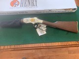 HENRY GOLDEN BOY 22 LR. “COAL MINERS TRIBUTE” OCTAGON BARREL, 22 LR. NEW IN THE BOX - 2 of 5