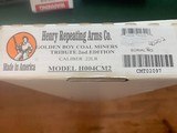 HENRY GOLDEN BOY 22 LR. “COAL MINERS TRIBUTE” OCTAGON BARREL, 22 LR. NEW IN THE BOX - 5 of 5