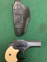 HIGH STANDARD DERRINGER 22 MAGNUM WITH HOLSTER - 1 of 3