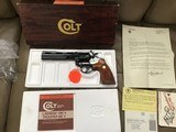 COLT BOA 357 MAGNUM, 6” NEW IN THE BOX, WITH OWNERS MANUAL, COLT LETTER, HANG TAG, ETC.