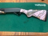 REMINGTON 870 EXPRESS 20 GA. YOUTH/ LADY FACTORY PINK CAMOUFLAGE STOCK, 28” REM CHOKE BARREL, 99% COND - 3 of 5