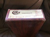 COLT DIAMONDBACK 4” 22 LR., BRIGHT NICKEL, MFG. 1976, NEW UNFIRED, 100% COND. IN THE BOX WITH OWNERS MANUAL, HANG TAG,COLT LETTER, ETC. - 4 of 4