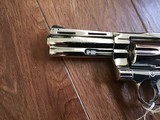 COLT PYTHON 357 MAGNUM 4” BRIGHT NICKEL, MFG. 1968, NEW UNFIRED IN THE BOX, WITH OWNERS MANUAL, HANG TAG, COLT LETTER ETC. - 4 of 10