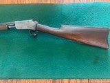 MARLIN 25-S, PUMP, 22 SHORT, ALSO SHOOTS CB CAPS, 23” BARREL, MFG. 1909 TO 1910, FINE WORKING COND. - 4 of 5