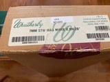 WEATHERBY MARK V, ACCUMARK 7MM STW CAL., 26” STAINLESSFLUTED BARREL, WITH SCOPE BASE & MOUNTS & OWNERS MANUAL, AS NEW IN THE BOX - 4 of 5