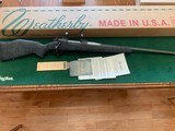 WEATHERBY MARK V, ACCUMARK 7MM STW CAL., 26” STAINLESSFLUTED BARREL, WITH SCOPE BASE & MOUNTS & OWNERS MANUAL, AS NEW IN THE BOX - 1 of 5