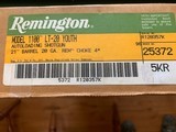 REMINGTON 1100 LT. 20 GA. FACTORY YOUTH, 21” REM CHOKE WITH 3 CHOKE TUBES & WRENCH, 99% COND. IN THE BOX - 5 of 5