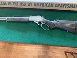 MARLIN 1895 SBL, 45-70 CAL, LARGE LOOP, STAINLESS,
18” BARREL, BLACK/GRAY LAMINATE STOCK, COMES WITH SCOPE MOUNT, LIKE NEW IN THE BOX - 2 of 5