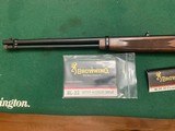 BROWNING BL- 22 GRADE 2 DELUXE HIGH GLOSS CHECKERED WALNUT, MADE IN 1999, NEW IN THE BOX WITH OWNERS MANUAL - 4 of 5