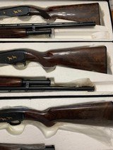 BROWNING M-42 & M-12 GRADE 5, 3 GUN SET, 410, 28, 20 GA. 410 GA. & 28 GA. HAVE MATCHING SERIAL NUMBERS, ALL NEW IN BOXES WITH OWNERS MANUALS, ETC. - 3 of 6