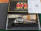 MAGNUM RESEARCH BFR 45-70 CAL., 7 1/2” BARREL, LIKE NEW IN THE BOX - 1 of 5