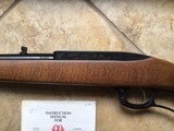 SOLD—RUGER 96 LEVER ACTION 17 HMR CAL., NEW UNFIRED IN THE BOX WITH OWNERS MANUAL - 3 of 10