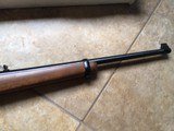 SOLD—RUGER 96 LEVER ACTION 17 HMR CAL., NEW UNFIRED IN THE BOX WITH OWNERS MANUAL - 6 of 10