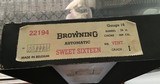 BELGIUM BROWNING A-5 SWEET-16, MFG. 1962, 26” IMPROVED CYLINDER VENT RIB, ROUNND KNOB, NEW UNFIRED IN THE BOX WITH OWNERS MANUAL IN THE BLACK ENVELOPE - 8 of 8