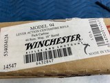 WINCHESTER 94, 44 MAGNUM “PACK CARBINE” 18” BARREL, NEW UNFIRED IN THE BOX - 6 of 6