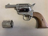 COLT 3RD GENERATION SAA SHERIFFS MODEL 44-40 & 44 CYLINDERS, BRIGHT NICKEL, NEW IN PRESENTATION BOX WITH OWNERS MANUAL - 3 of 5