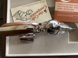 COLT 3RD GENERATION SAA SHERIFFS MODEL 44-40 & 44 CYLINDERS, BRIGHT NICKEL, NEW IN PRESENTATION BOX WITH OWNERS MANUAL - 4 of 5