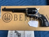 BERETTA STAMPEDE 44-40 CAL. 7 1/2” BARREL BLUE & CASE COLOR FRAME, NEW IN THE BOX WITH OWNERS MANUAL - 1 of 4