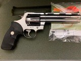 COLT ANACONDA FIRST EDITION SERIAL #33, 44 MAGNUM, 6” BRIGHT STAINLESS, COMES IN FACTORY ALUMINUMHARDCASE WITH OWNERS MANUAL ETC . - 5 of 6