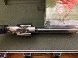 COLT ANACONDA FIRST EDITION SERIAL #33, 44 MAGNUM, 6” BRIGHT STAINLESS, COMES IN FACTORY ALUMINUMHARDCASE WITH OWNERS MANUAL ETC . - 3 of 6