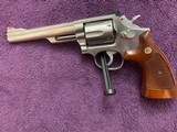 SMITH & WESSON 66-2, STAINLESS, 6” BARREL, 99% COND.