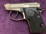 BERETTA 21A, STAINLESS, 22 LR., HIGH COND - 1 of 4