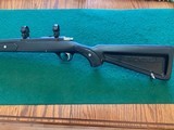 SOLD—-RUGER 77, 17 HMR. CAL. BOAT PADDLE STOCK WITH RINGS 99% COND. - 4 of 5