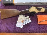 HENRY SLIDE GATE HO24, 30-30 CAL., GOLDEN RECEIVER, 20” BARREL, CHECKERED WALNUT, NEW IN THE BOX - 3 of 5