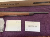 CZ 457 ROYAL, 22 LR. 20” THREADED BARREL, WALNUT STOCK, NEW IN THE BOX - 2 of 5