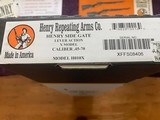 HENRY SLIDE GATE, 45-70 CAL. MODEL HO10X, THREADED BARREL, NEW IN THE BOX - 5 of 5