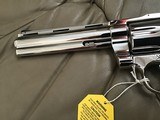 COLT PYTHON 357 MAGNUM 6” BRIGHT NICKEL, MFG. 1970, NEW UNFIRED, UNTURNED, IN THE BOX. WITH OWNERS MANUAL, HANG TAG, COLT LETTER, ETC. - 4 of 5