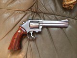 SMITH & WESSON 686 NO DASH, 357 MAGNUM, 6” STAINLESS, TARGET GRIPS, NEW UNFIRED IN THE BOX WITH OWNERS MANUAL, TOLL CLEANING KIT IN PLASTIC - 3 of 6