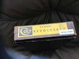 COLT PYTHON 357 MAGNUM, 2 1/2” BRIGHT NICKEL, NEW UNFIRED, UNTURNED, 100% COND. IN THE BOX, WITH OWNERS MANUAL, ETC. - 4 of 5