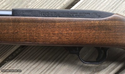 RUGER 10-22, 22 LR., WALNUT FINGER GROOVE WALNUT STOCK 99+% COND. - Image 7 of 7