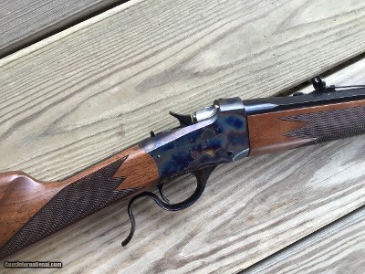 WINCHESTER 1885, OCTAGON BARREL, 17 MACH 2 CAL. HIGH COND. - Image 4 of 7