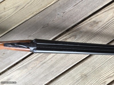 ITHACA 100, 20 GA. 28” MOD & FULL, ENGRAVED RECEIVER, WITH MALLARD DUCK IN FLIGHT, AND ROOSTERPHEASANT IN FLIGHT, 99% COND. - Image 6 of 7