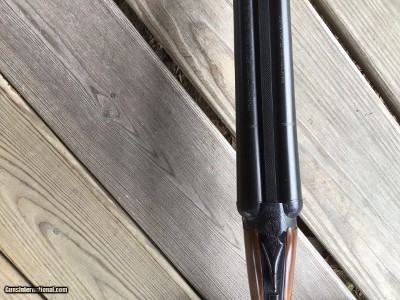 ITHACA 100, 20 GA. 28” MOD & FULL, ENGRAVED RECEIVER, WITH MALLARD DUCK IN FLIGHT, AND ROOSTERPHEASANT IN FLIGHT, 99% COND. - Image 7 of 7