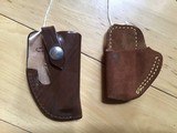 HOLSTERS
LEATHER FOR 25 AUTO, CHOICE OF 2 HOLSTERS $20 EACH - 1 of 2