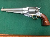 UBERTI
NEW ARMY 1858 44 CAL. BLACK POWDER 8” STAINLESS, LIKE NEW IN THE BOX - 4 of 5