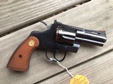 COLT PYTHON 357 MAGNUM, 3” BARREL, MFG. 1982, WILL LETTER, APPEARS UNFIRED, IN THE BOX WITH OWNERS MANUAL, HANG TAG & COLT LETTER - 2 of 3