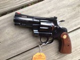 COLT PYTHON 357 MAGNUM, 3” BARREL, MFG. 1982, WILL LETTER, APPEARS UNFIRED, IN THE BOX WITH OWNERS MANUAL, HANG TAG & COLT LETTER - 3 of 3