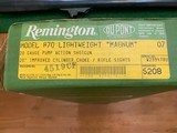 SOLD ——REMINGTON 870 LW, WINGMASTER20 GA. MAGNUM, 20” DEER BARREL, NEW IN THE BOX WITH OWNERS MANUAL ETC WE HAVE NEW VENT RIB BARREL AVAILABLE - 6 of 6