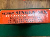 RUGER SINGLE SIX, 22 LR. & 22 MAG., 6 1/2” BARREL, SN. 60-90164, LIKE NEW IN THE BOX - 5 of 5
