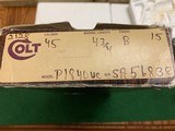COLT SAA, 45 COLT CAL., 4 3/4” BARREL, 3RD GENERATION, NEW UNFIRED IN THE BOX - 5 of 5